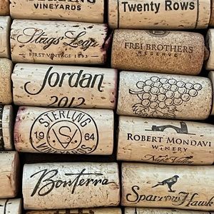 50 Used Authentic Wine Corks used to make crats